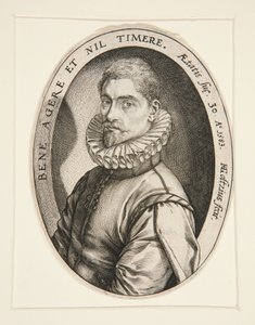 Portret Hieronymusa Scholiersa autorstwa Hendrick Goltzius