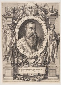 Portret Juliusza Cezara Scaligera autorstwa Hendrick Goltzius