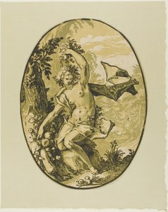 Prozerpina, płyta piąta z Demogorgon i Bóstwa autorstwa Hendrick Goltzius