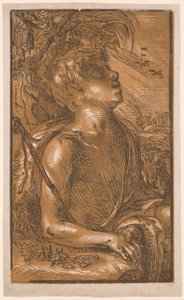Święty Jan Chrzciciel autorstwa Hendrick Goltzius