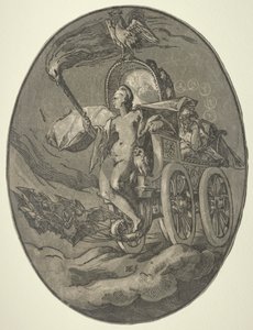 Siedem Bóstw: Nox (Noc) autorstwa Hendrick Goltzius