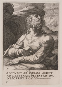 Bartłomiej od Chrystusa, Apostołów i św. Pawła z Credo autorstwa Hendrick Goltzius