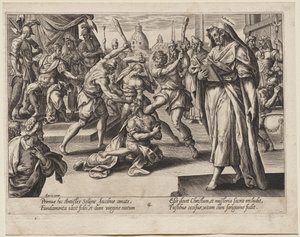 Św. Jakub Mniejszy autorstwa Hendrick Goltzius