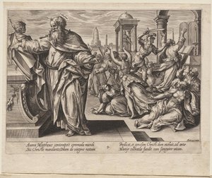 Św. Mateusz autorstwa Hendrick Goltzius