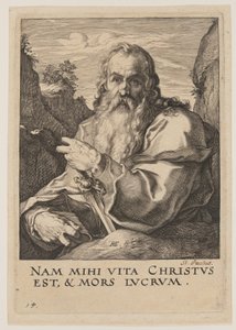 Paweł, od Chrystusa, Apostołów i św. Pawła z Credo autorstwa Hendrick Goltzius