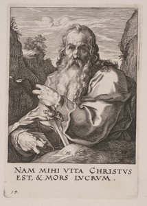 Paweł, od Chrystusa, Apostołów i św. Pawła z Credo autorstwa Hendrick Goltzius