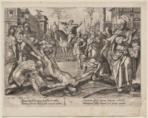 Święty Piotr autorstwa Hendrick Goltzius