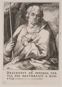 Filip, od Chrystusa, Apostołów i św. Pawła z Credo autorstwa Hendrick Goltzius