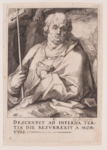 Filip, od Chrystusa, Apostołów i św. Pawła z Credo autorstwa Hendrick Goltzius