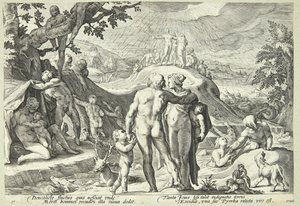 Powódź autorstwa Hendrick Goltzius