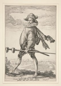 Kapitan piechoty autorstwa Hendrick Goltzius