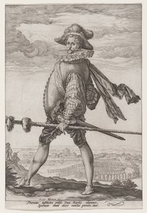 Kapitan piechoty autorstwa Hendrick Goltzius