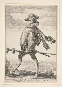 Kapitan piechoty autorstwa Hendrick Goltzius