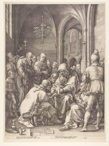 Obrzezanie, z Narodziny i wczesne życie Chrystusa autorstwa Hendrick Goltzius