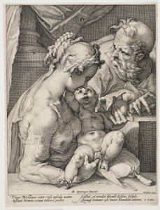 Święta Rodzina autorstwa Hendrick Goltzius