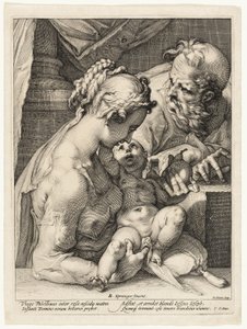 Święta Rodzina autorstwa Hendrick Goltzius