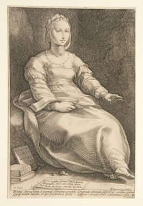 Dziewięć Muz: Calliope, nr 1 w serii 9 autorstwa Hendrick Goltzius
