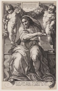 Prorok Izajasz autorstwa Hendrick Goltzius
