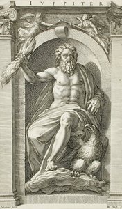 Seria antycznych bogów autorstwa Hendrick Goltzius