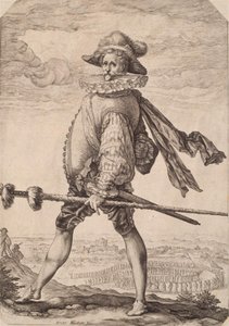 Kapitan piechoty autorstwa Hendrick Goltzius
