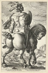 Tytus Manliusz Bohaterowie rzymscy (tytuł serii) autorstwa Hendrick Goltzius