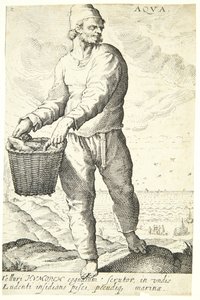 Woda (Aqua) autorstwa Hendrick Goltzius