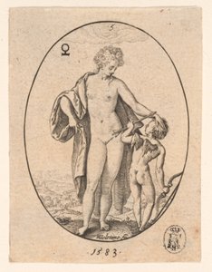 Wenus i Kupidyn autorstwa Hendrick Goltzius