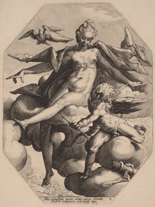 Wenus i Kupidyn autorstwa Hendrick Goltzius