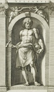 Wulkan autorstwa Hendrick Goltzius