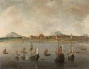 Widok Batawii autorstwa Hendrick Jacobsz. Dubbels