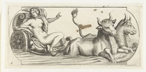Europa na rydwanie Nouveau Livre des Dieux et Deeßes De la Marine Bouckje of Sea Gods and Goddesses (tytuł serii)