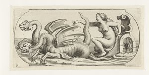 Bogini na rydwanie Nouveau Livre des Dieux et Deeßes De la Marine Bouckje of Sea Gods and Goddesses (tytuł serii)