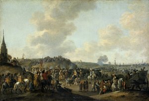 Wyjazd króla Anglii Karola II z Scheveningen, 2 czerwca 1660, 1683 autorstwa Hendrick de Meijer