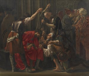 Chrystus ukoronowany cierniem autorstwa Hendrick ter Brugghen