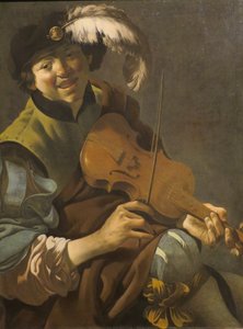 Holenderski: Chłopiec skrzypek Chłopiec skrzypek autorstwa Hendrick ter Brugghen