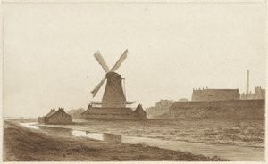Wiatrak w twierdzy Het Blauwhoofd w Amsterdamie