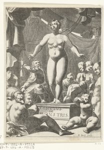 Naga kobieta z pięcioma piersiami Strona tytułowa Fortunius Licetus, De Monstris, Amsterdam 1665