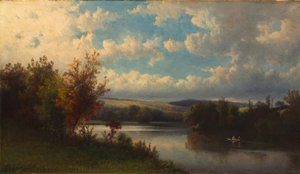 Krajobraz w pobliżu Granby, Connecticut, ok. 1870 (olej na płótnie)
