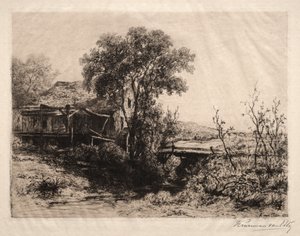 Opuszczony młyn, 1883.