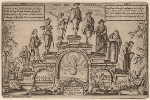 Kroki wieku (Trap des Ouderdoms) autorstwa Hendrik Frans Diamaer