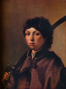 „Chłopiec z szablą”, c1640 autorstwa Hendrik Gerritsz Pot