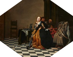 Scena w burdelu autorstwa Hendrik Gerritsz Pot