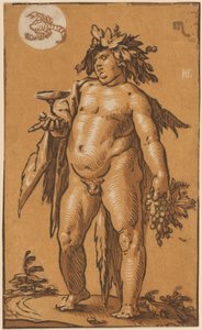 Bachus autorstwa Hendrik Goltzius