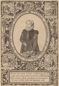 Charlotta Burbońska autorstwa Hendrik Goltzius