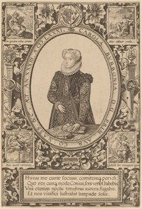 Charlotta Burbońska autorstwa Hendrik Goltzius