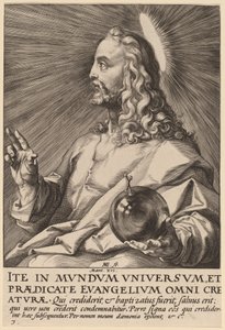 Przed Chrystusem Nas Salvatore autorstwa Hendrik Goltzius