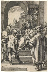 Chrystus przed Piłatem autorstwa Hendrik Goltzius