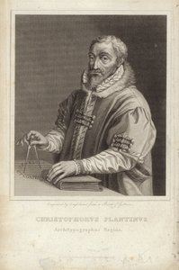 Christophe Plantin autorstwa Hendrik Goltzius