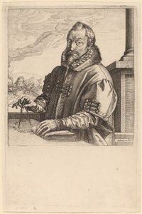 Christopher Plantin autorstwa Hendrik Goltzius