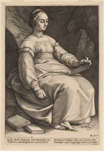 Klio autorstwa Hendrik Goltzius